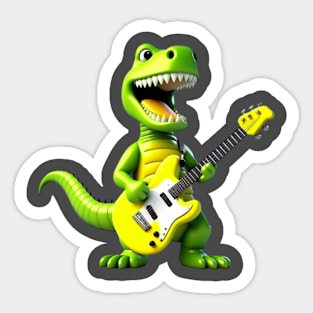 Dino Rocker Sticker